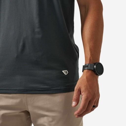 Go To Tee - Flying B Logo - Gun Metal Grey & Gauge Camo