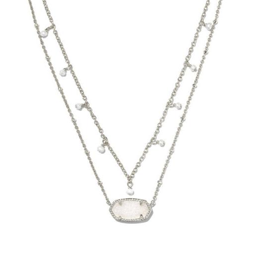 Elisa Pearl Multi Strand Necklace