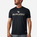 Go To Tee - Flying B Logo - Black And Classic Deer Camo