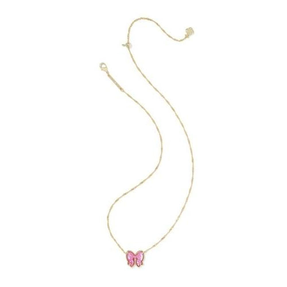 Haley Bow Short Pendant Necklace