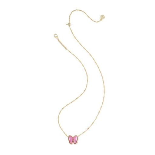 Haley Bow Short Pendant Necklace