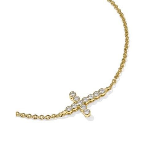 Cross Crystal Delicate Chain Bracelet