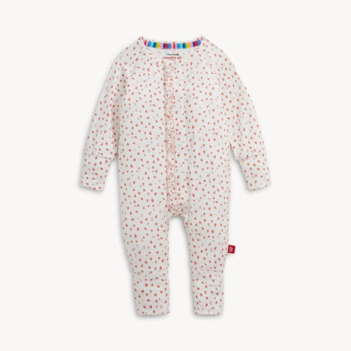 Apple Blossom Modal Ruffle Convertible Coverall