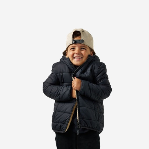 Youth Mountain Fleece - Reversible Hoodie Jacket - Tan - image 7