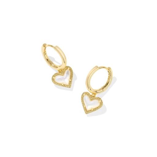 Ari Heart Huggie Earrings