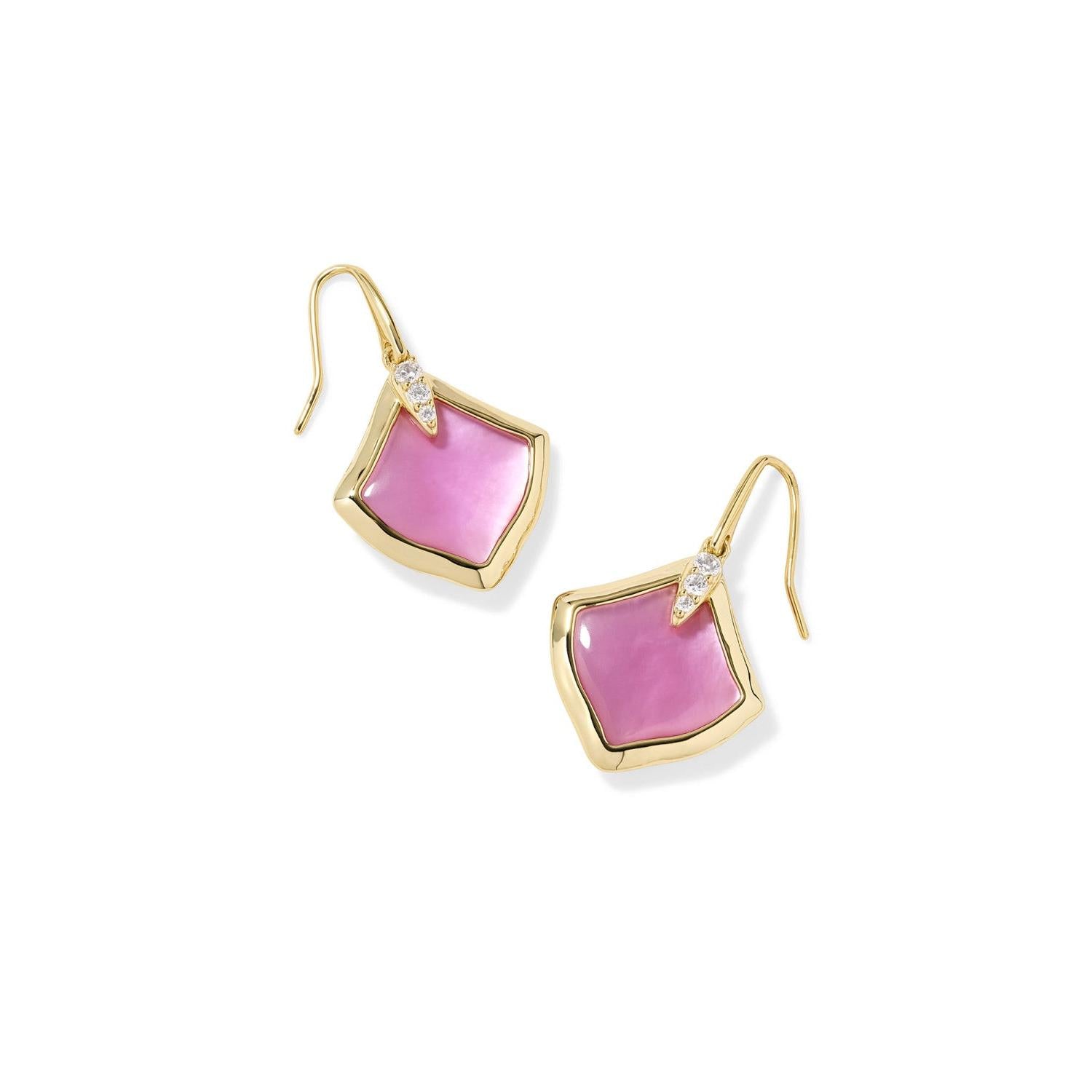 Kendra Scott Joelle Drop Earrings Gold Azalea Illusion