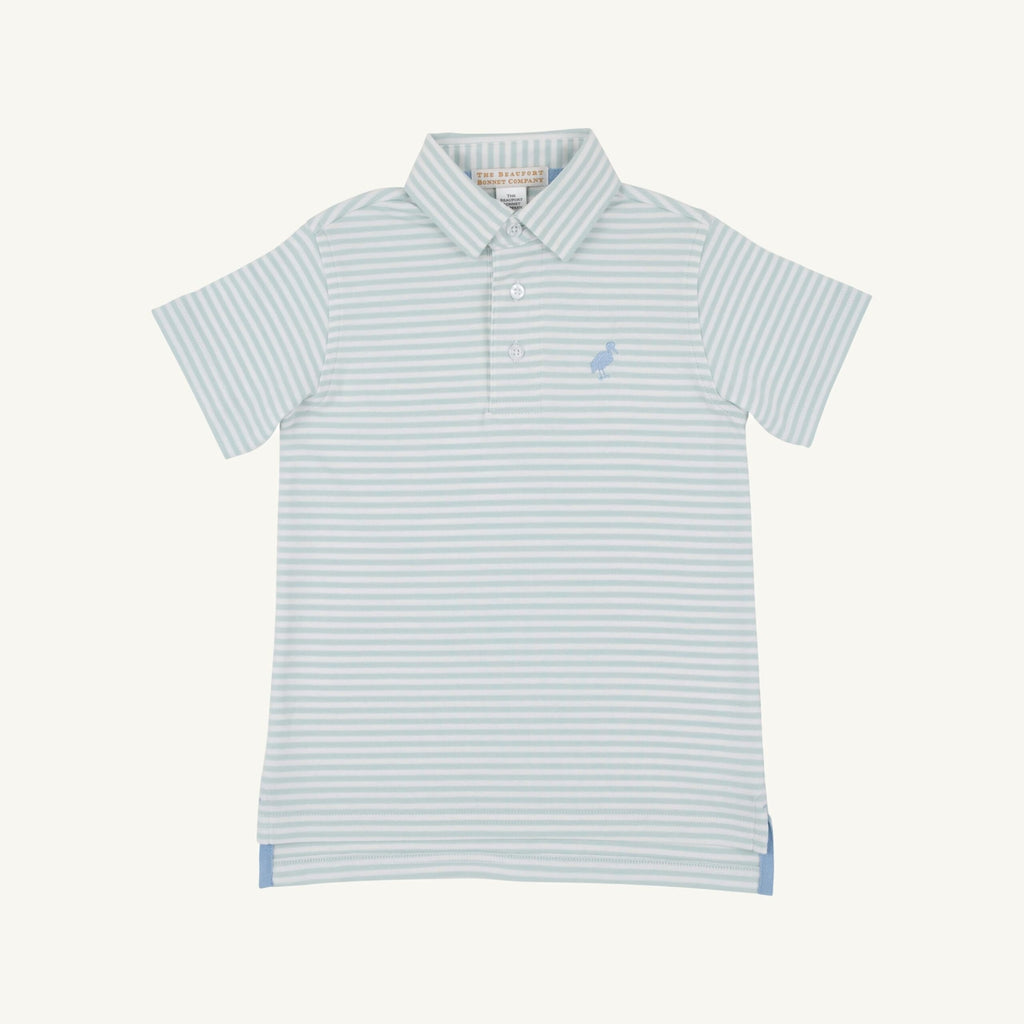 Prim and Proper Polo SS-Pima Onesie