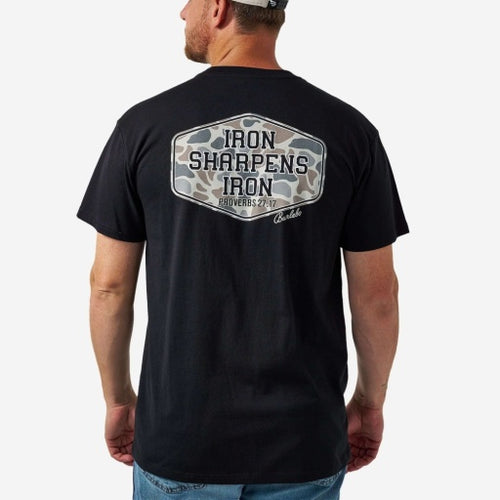 Adult Short Sleeve Tee - Iron Sharpens Iron - Black