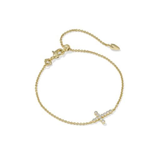 Cross Crystal Delicate Chain Bracelet
