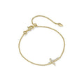 Cross Crystal Delicate Chain Bracelet