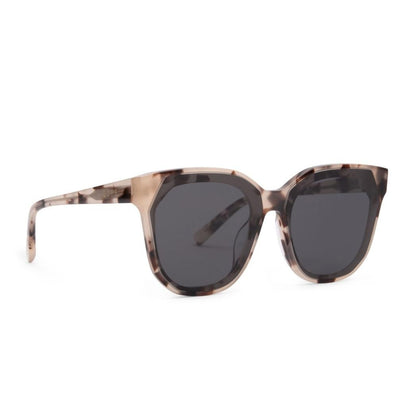 DIFF EYEWEAR Gia Cream Tortoise + Gray