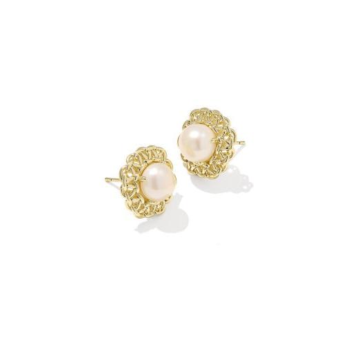 Gabriella Pearl Stud Earrings
