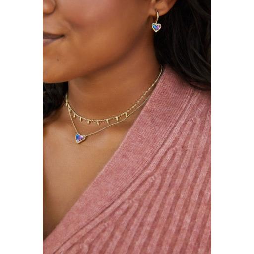 Ari Heart Short Pendant Necklace