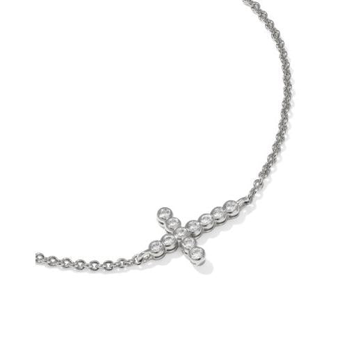 Cross Crystal Delicate Chain Bracelet
