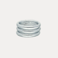 Silver All Weather Rings (Set of 3)