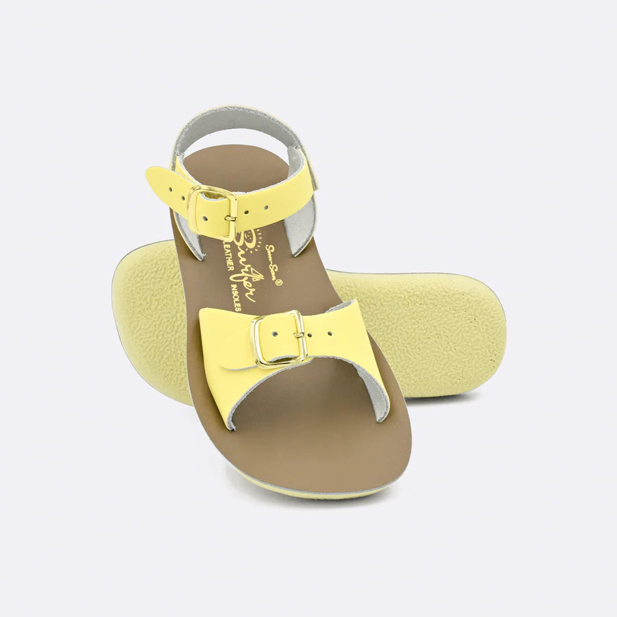 Sun-San Surfer Sandals, Butter