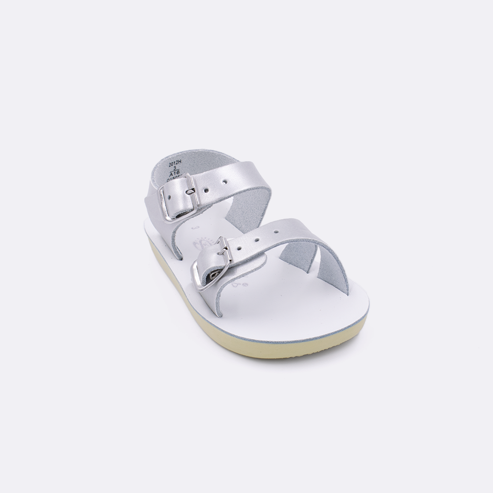 Sun-San Sea Wee Baby Sandals, Silver