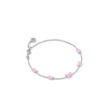 Lillia Butterfly Enamel Delicate Chain Bracelet