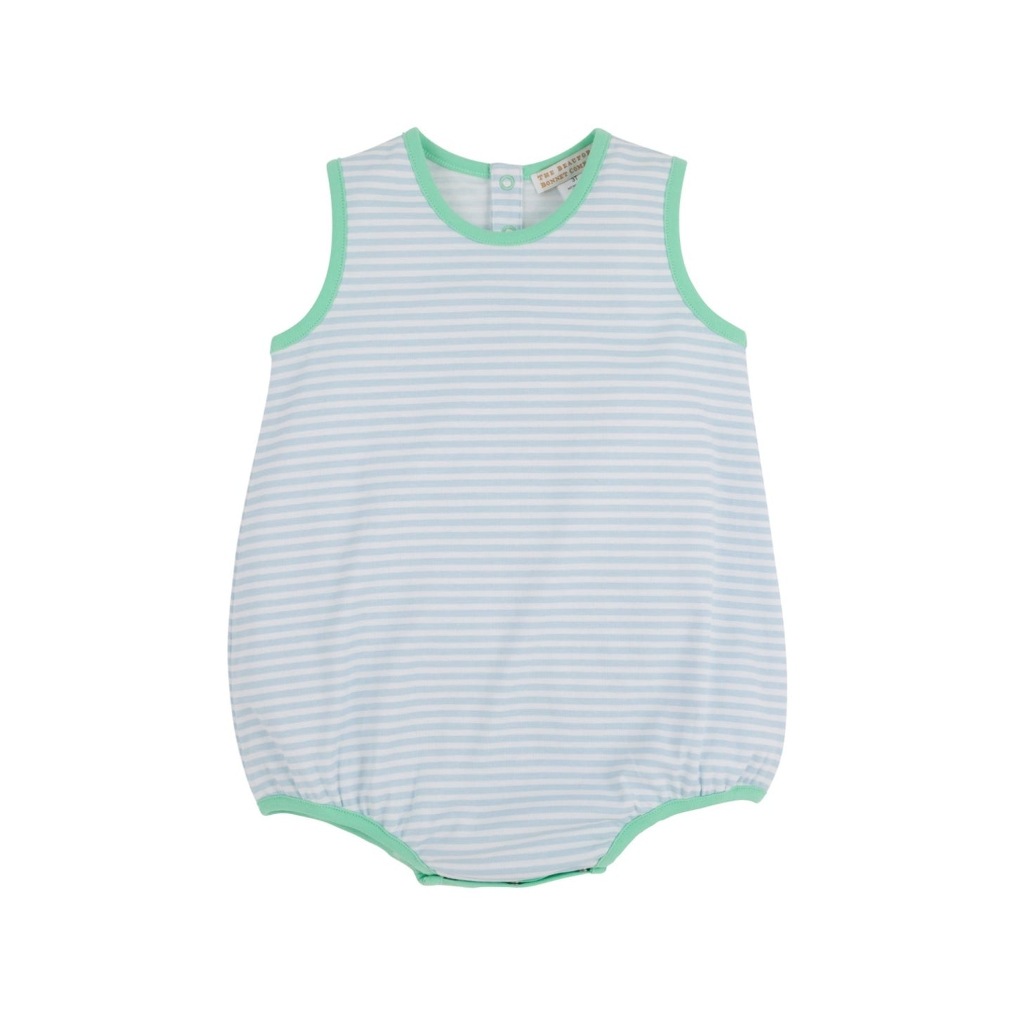 Patton Play Bubble in Buckhead Blue & Grace Bay Green Stripe, Pima