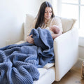 Waffle Knit XL Throw Blanket