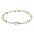 enewton worthy pattern 3mm bead bracelet, pearl