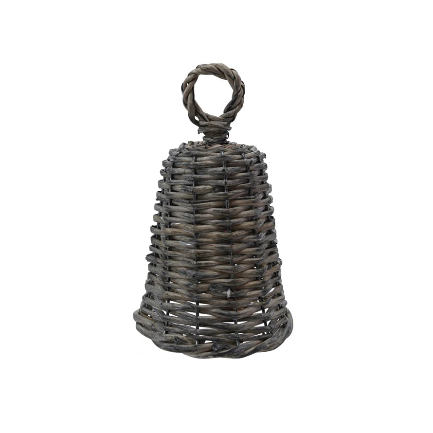 Woven Reed & Metal Jingle Bell