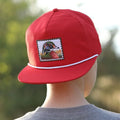 BURLEBO Youth Cap, Duck Stamp, Red
