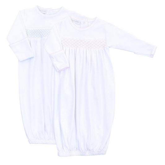 MB Essentials Smocked Gown