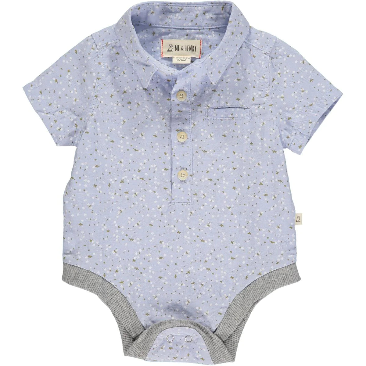 Helford Short Sleeve Collared Body Suit