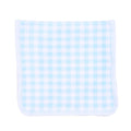Baby Checks Essentials Blue Burp Cloth