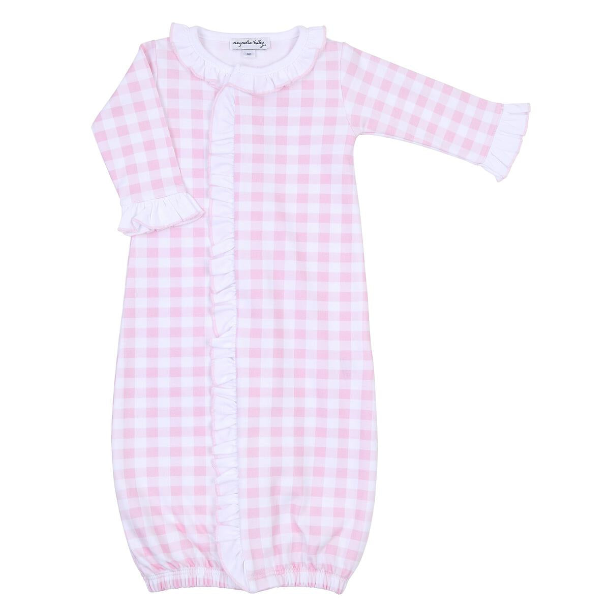Baby Checks Essentials Pink Ruffle Front Converter