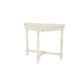 White Rustic Console Table-Raz-Lasting Impressions