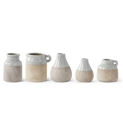 Ceramic Pots W/Light Glazed Top-K&K Interiors-Lasting Impressions