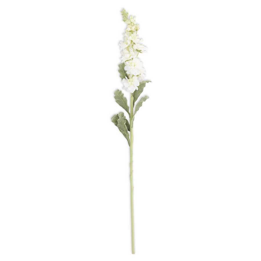 White Flower Stem-K&K Interiors-Lasting Impressions