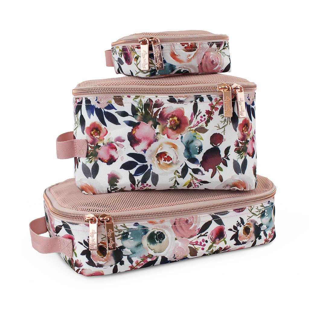 Blush Floral Itzy Ritzy Packing Cubes