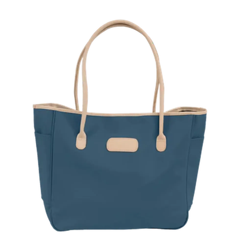 French Blue Coated Canvas Jon Hart Tyler Tote