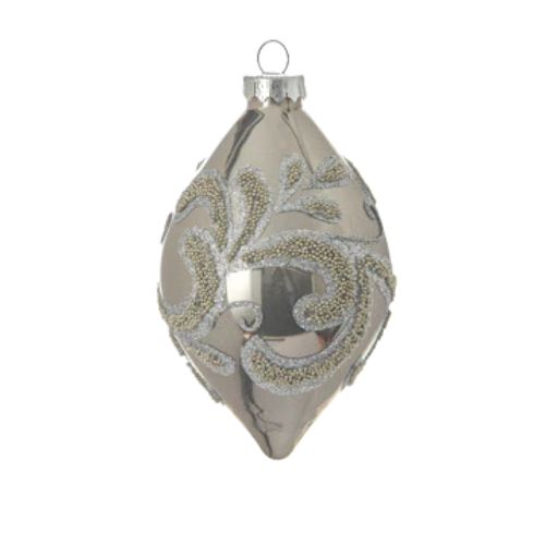 Beaded Scroll Ornament