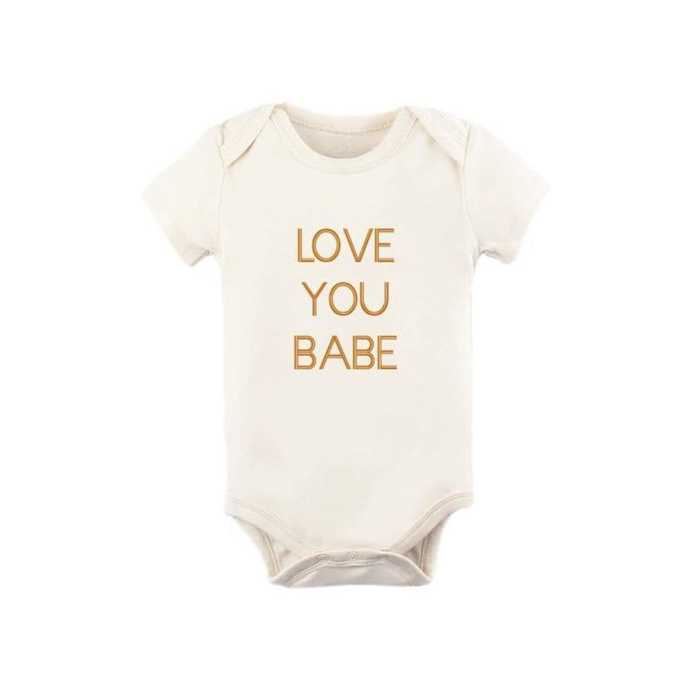 Love You Babe Short Sleeve Bodysuit-Tenth & Pine-Lasting Impressions