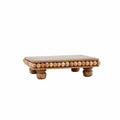 Beaded Wood Trivet-Mud Pie-Lasting Impressions