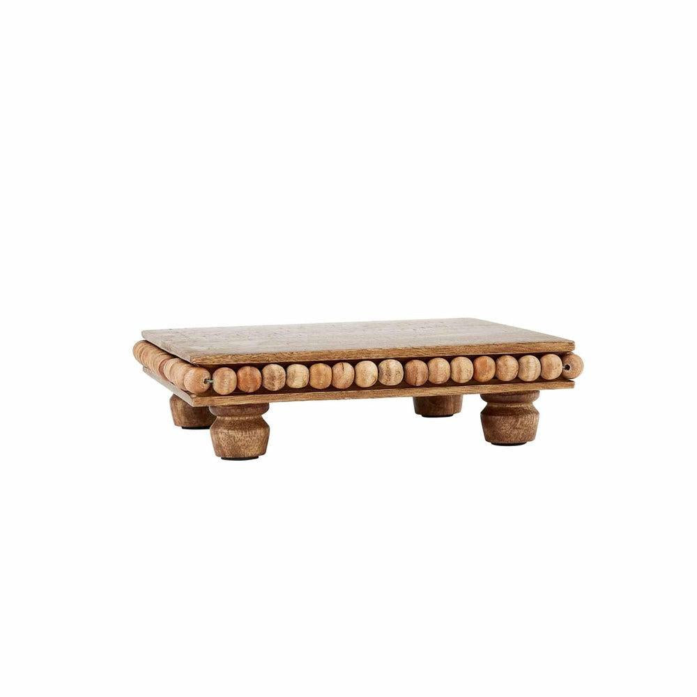 Beaded Wood Trivet-Mud Pie-Lasting Impressions