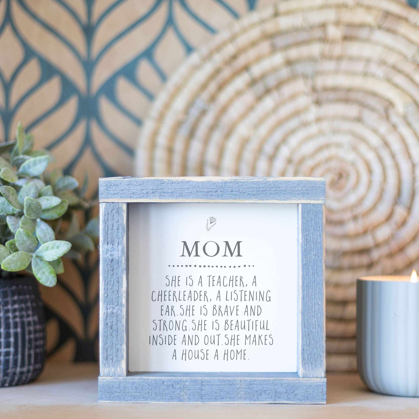 Mom Wooden Sign
