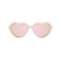 Polarized Heart: Sweet Cream | Rose Gold Mirrored Lens