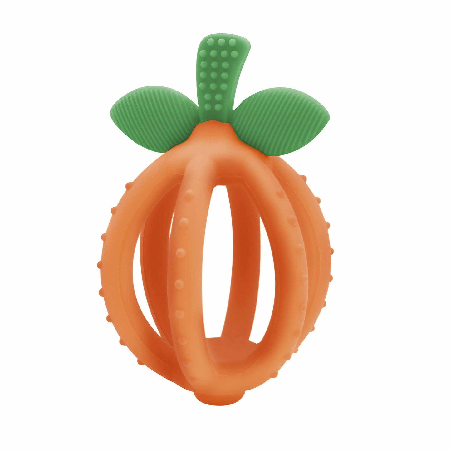 Itzy Ritzy Bitzy Biter Teething Ball Baby Teether Clementine