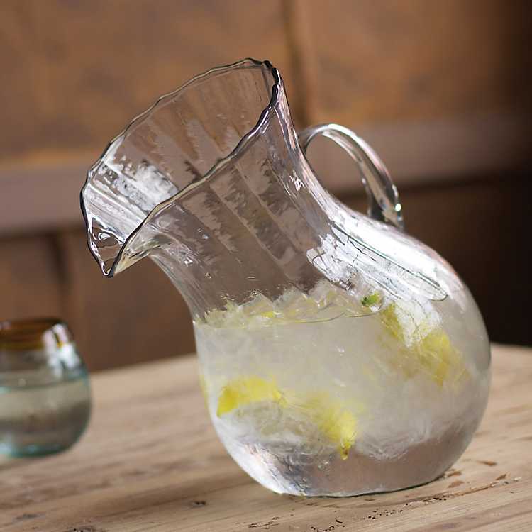 Ribbed Tilted Pitcher Kalalou
