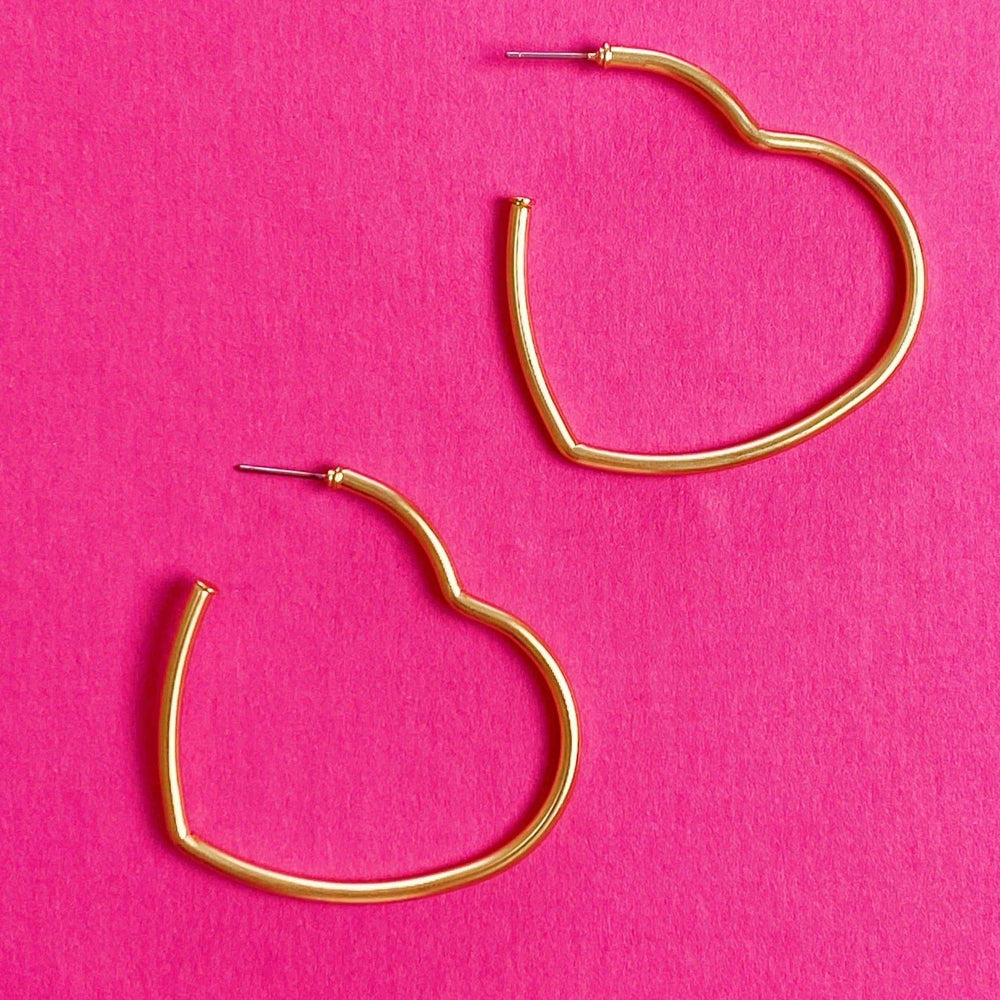 Timeless Hearts Earrings, Gold-Ellison+Young-Lasting Impressions