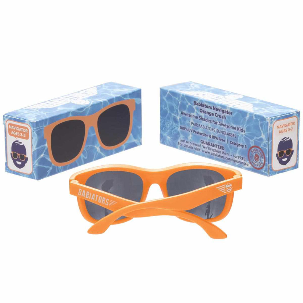Orange Crush Navigator Sunglasses-Babiators-Lasting Impressions