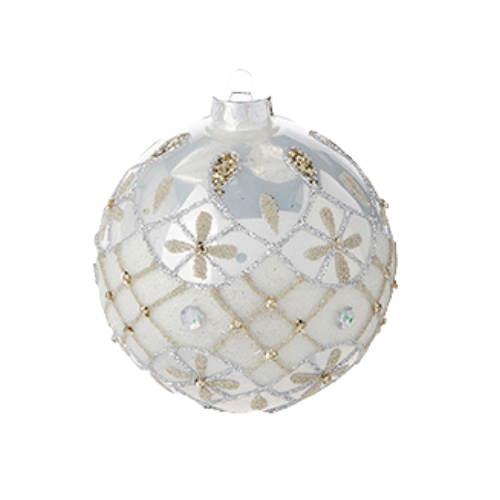 Diamond Point Jeweled Ornament