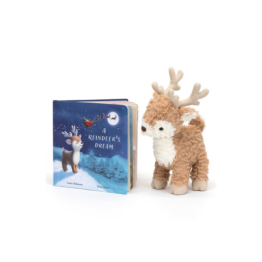 JellyCat A Reindeers Dream Book