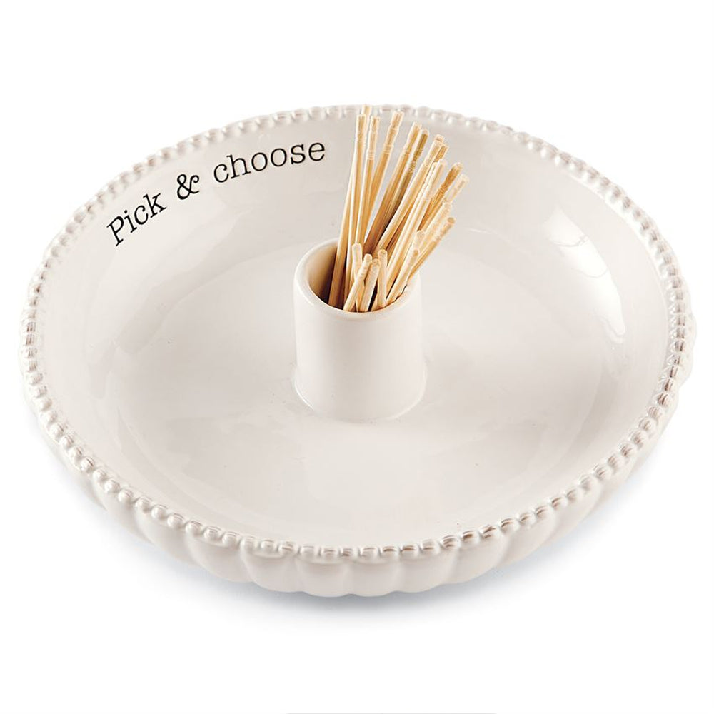Circa Toothpick Dish Set-Mud Pie-Lasting Impressions