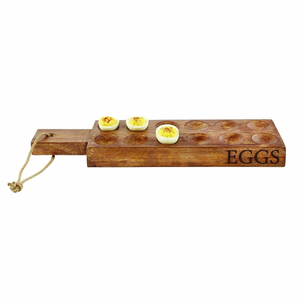 Wood Deviled Egg Tray-Mud Pie-Lasting Impressions